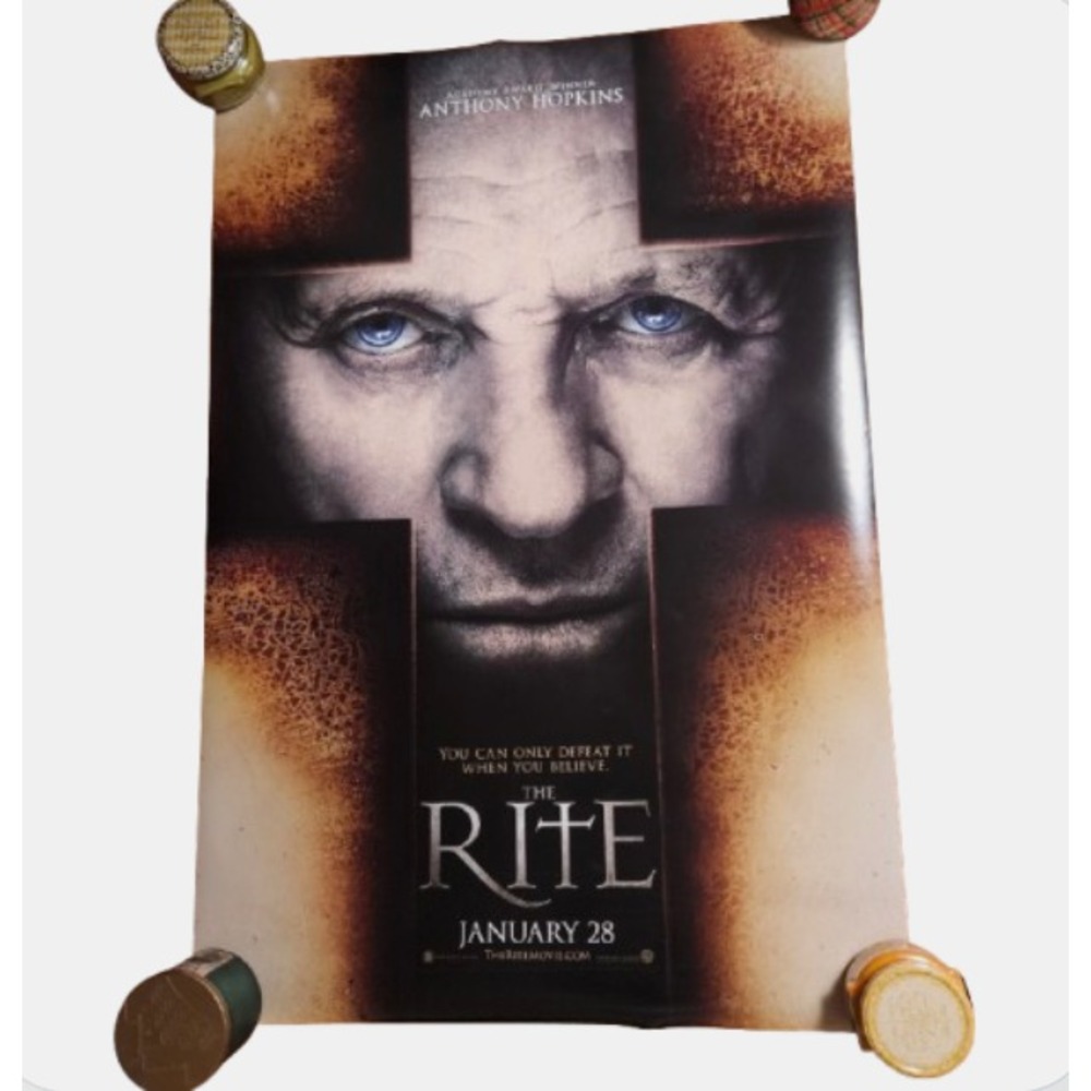 The Rite 2011 Promo Movie‎ Poster 27x40 Anthony Hopkins, Colin O'Donoghue D/S